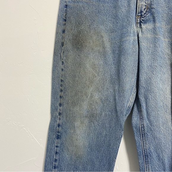 Carhartt Relaxed Fit Denim Work Jeans Heavily STAINED Men's 33x32 - Picture 5 of 10